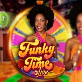Funky Time by Evolution, showcased at nomaspins-nl.nl – game logo
