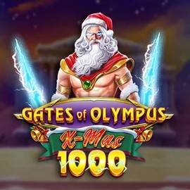 Gates of Olympus Xmas 1000 logo by Pragmatic Play at NomaSpin Casino