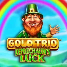 Gold Trio Leprechaun's Luck slot visual from Playtech available on nomaspins-nl.nl