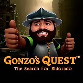 Gonzo's Quest slot logo by NetEnt at NomaSpin CasinoGonzo's Quest