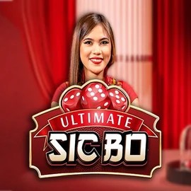 Ultimate Sic Bo slot logo by Ezugi at NomaSpin Casino